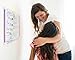 Magnetic Dry Erase Board for Kids - 11 x 14 inch Kids Mini White Board - Magnetic Whiteboard With Colorful Frame, Marker With Eraser Tip, Hanging String and 2 Magnets