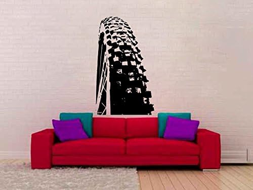 Wall Stickers for Kids Stars Friendship Stickers Wall Motocross Wheel for Living Room or Bedroom