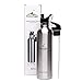 Insulated Stainless Steel Water Bottle 32 Ounce Straw flip top and Sports Cap with Clip | Sweat and Leak Proof, BPA-Free, Stays Cold 24 hrs/hot 12 hrs | Double Walled Thermo Vacuum Drinking Flask