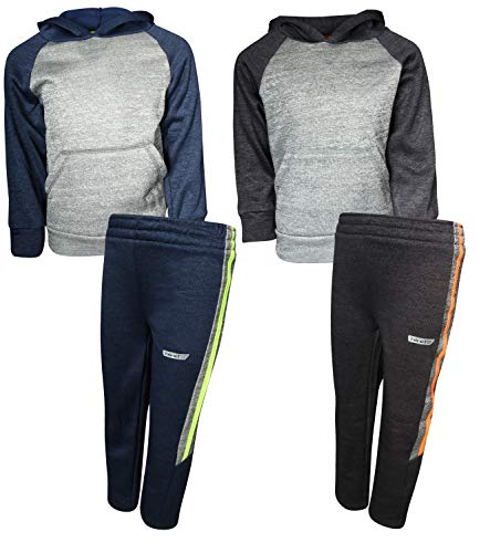 Hind Boys (4-Piece) Performance T-Shirt and Active Pant Sets (2 Full Sets)