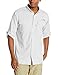 Columbia Men's Standard Blood and Guts III LS Woven Shirt, White, Small