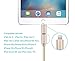 EReach [4 Pack, 2-in-1] 1 FT Lightning and Micro USB Nylon Braided High Speed Charge and Sync Cable Cord for iPhone 7 Plus/7/6s Plus/6s/5s, iPad, iPod, Samsung, HTC and More (Gold)