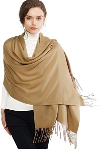 Aimeely Fall Winter Warm Scarf Women Large Shawl Wrap For Evening Dress  Beige at Amazon Women's Clothing store