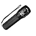 [Rechargeable 18650 Battery and Charger Included] Refun DT 900 Lumens Tactical Flashlight （Bright CREE XML T6 LED Light）Outdoor Water Resistant Torch with Adjustable Focus and 5 Light Modes