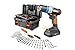 Worx WX178L.3 AI Advanced Intelligence Technology Drill with Accessory Kit and Storage Box