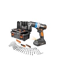 Worx WX178L.3 AI - Broca de tecnología avanzada de inteligencia con kit de accesorios y caja de almacenamiento