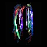 Fun Central X731, 1 Pc, 7.5 Inches Multicolor LED Light Up Party Dreads, LED Light Up Headband, Light Up Hair, Dread Hair, Dreads Wig, Glow Headwear, Party Dreads For Halloween
