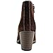 Clarks Pause Camelia Women Round Toe Suede Brown Ankle Boot