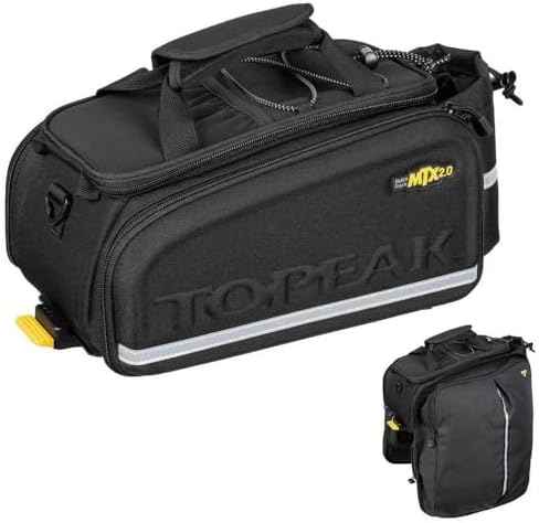 Amazon.com : Topeak RX Trunk Bag DXP, Black : Bike Panniers And