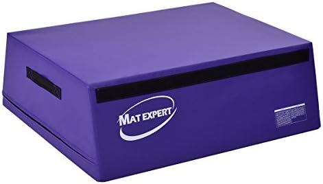 MAT EXPERT PVC Jumping Box Plyometric Gymnastics Fitness Exercise Safe Trapezoidal Vaulting Box