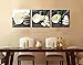 NUOLAN Canvas Wall Art -Stretched and Framed Giclee Canvas Prints White Lily Flowers Art Prints for Wall Decor Art-P3L3030-009