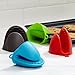Silicon Oven Mini Mitts, Pot Holder – Orange Pinch Grip - Handy Kitchen Gadget, to Make Cooking and Baking Easier – by Kitch N’ Wares