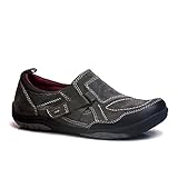 Earth Origins Women's Alison Iron Grey Leather Loafer Shoes