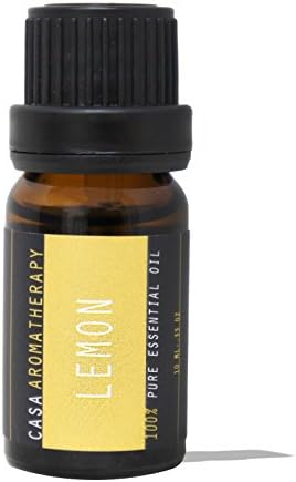 Casa Aromatherapy Lemon Essential Oil 100% Pure Therapeutic Oil