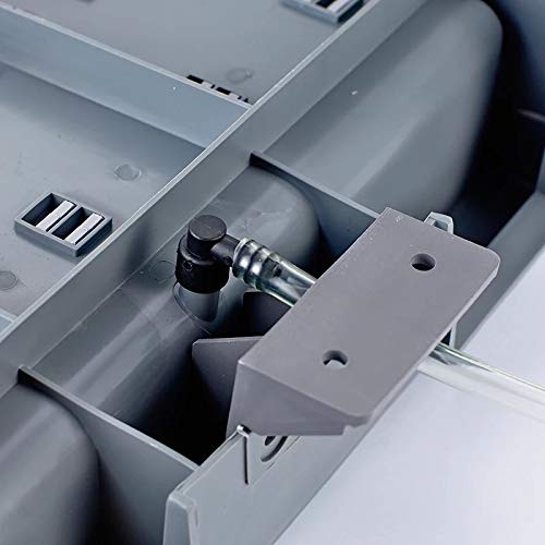 image for FSYD Grey 27 Pegs Lab Supply Drying Rack, Pegboard Bench-top/Wall-Moun