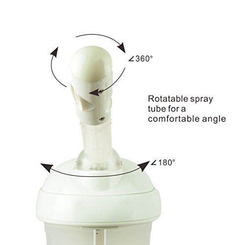 Kingsteam Professional Facial Steamer Ozone Table Top Mini Spa Face Steamer Design For Personal Care Use At Home or Salon, White - Thumbnail 2