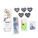 Key Fob 5PCS, Keychain Diamond Painting Key Chain Key Holder Ring Keyring Keyfob Full Drill Diamond 5D DIY Needlework Handcraft Cross Stitch Cartoon Gift for Kids Adults Girls (Multicolor)