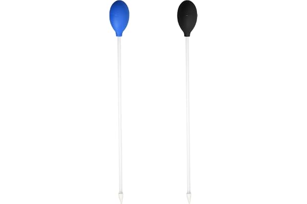 Hoxfly 2 Pcs Fish Tank Water Changers, 40cm Manual Aquarium Clean Pipette Dropper, Long Pipette Liquid Fertilizer Feeder, Cor