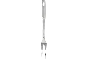 Farberware- Stainless Steel Fork, Durable Polished Stainless Steel, Comfortable Soft Grip Handle, Ideal for Dining and Servin