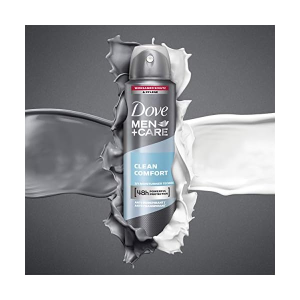Dove Men+Care Clean Comfort Antiperspirant Deodorant Spray 150 ml, 1 Unit