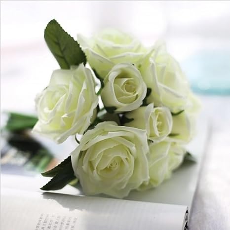 Buy Pinkdose L 9pcs Set Rose Flowers Bouquet Wedding Decoration