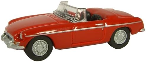 MGB - Tartan Red - 1/76th Scale Oxford Diecast