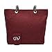 PortoVino Burgundy Wine Tote Bag - Holds 2 Bottles - Perfect for Travel, Concerts, Parties & Bachelorettes!