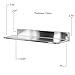 Wallniture Plat Stainless Steel Wall Shelf Heavy Duty Restaurant Bar Cafe & Home Kitchen Organization and Storage Shelf Set of 2 23.60