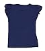 Wonder Woman Little Girls Wonder Woman Logo T-Shirt (6, Navy Blue)