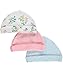 Carter's Baby Girls' 3 Pack Caps (Baby)