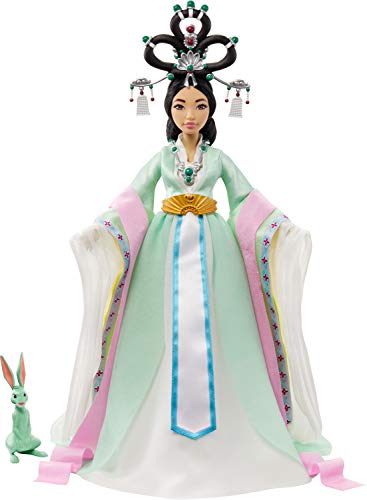 Mattel Netflix’s Over The Moon, Chang’e Collector Doll (14-inch) with Traditional Chinese Gown and Accessories, Includes Jade Rabbit Figure, Great Gift for Ages 6Y+