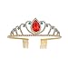 Royal Bridal Pageant Red Rhinestone Crystal Hair Crown Head Dress Wedding Tiara Birthday Party Crown