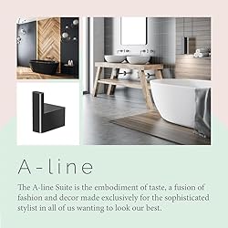 Gatco 5655MX A-Line Robe Hook, Matte Black