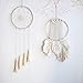 VOSAREA Wooden Bamboo Ring,10 pcs Wooden Hoops for Crafts - Embroidery Hoops Dreamcatcher Hoops Rings (20cm Diameter)