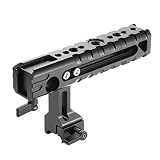 SMALLRIG QR Cheese NATO Side Handle with 15mm Rod Clamp Built-in Cold Shoe for EVF/Microphone Shock Mount- 1688