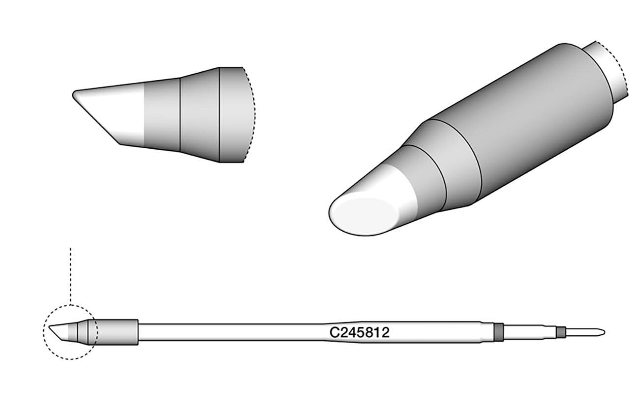 Jbc C245812 Soldering Tip for T245