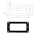1 pair Guitar Humbucker to Mini-Humbucker Adapter Pickup Ring