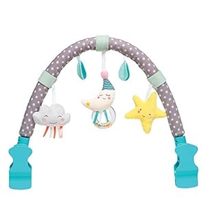 Taf Toys Mini Moon Arch | Ideal for Infants & Toddlers, Fits Stroller & Pram, Activity Arch with Fascinating Toys…