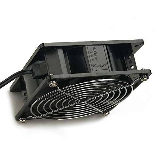 120V AC Cooling Fan, 120mm x 38mm Higth Speed, for DIY Cooling Ventilation Exhaust Projects