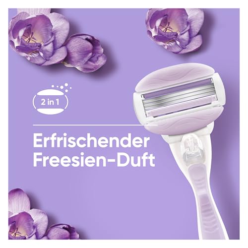 Comfortglide Breeze Rasierklingen Damen, 10 Original Ersatzklingen für Nassrasierer, 3 Klingen für Eine Glatte, Gründliche und Langanhaltende Haarentfernung