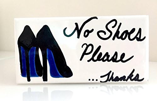 "Remove your Shoes" Ceramic Door Sign
