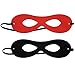 SeasonsTrading Adult Red/Black Reversible Superhero Mask