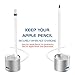 MoKo Charging Stand Compatible for Apple Pencil,Portable Desktop Fast Charging Station Charger Dock Pen Holder for Apple iPad Pro Pencil/Pen iPad Pro 12.9 10.5 9.7, iPad 10.2 2019 - Silver