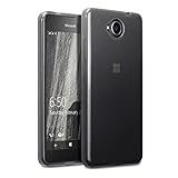 Lumia 650 Case, Terrapin [SLIM FIT] Microsoft 650 Cover [Smoke Black] Premium Protective TPU Gel Case for Microsoft Lumia 650 - Smoke Black