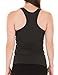 Caramel Cantina 3 Pack Cotton Racerback Tanktop (Large, Black/White/Charcoal)