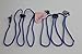 Kipokalor 9pcs blue adjustable Napkin Clip Lanyard Neck Strap for Elderly/adult/baby.