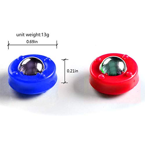 Yayalovehomee Mini Shuffleboard Pucks Rollers Set Shuffleboard Equipment Set Curling Accessories for Indoor Outdoor Family and Friends Fun