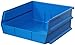 Triton Products 3-235B LocBin Stacking, Hanging, Interlocking Polypropylene Bins 10-7/8-Inch L by 11-Inch W by 5-Inch H Blue 6 CT