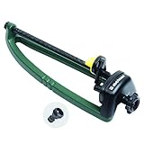Melnor 65049-AMZ Oscillating Sprinkler with QuickConnect Product Adapter Set, 2,650 sq. ft, Amazon Bundle