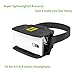 Pakway 3D VR Virtual Reality Glasses Ultralight Headset with W Adjustable Head Band Strap for 4.5 - 6.0 Inch Smartphones